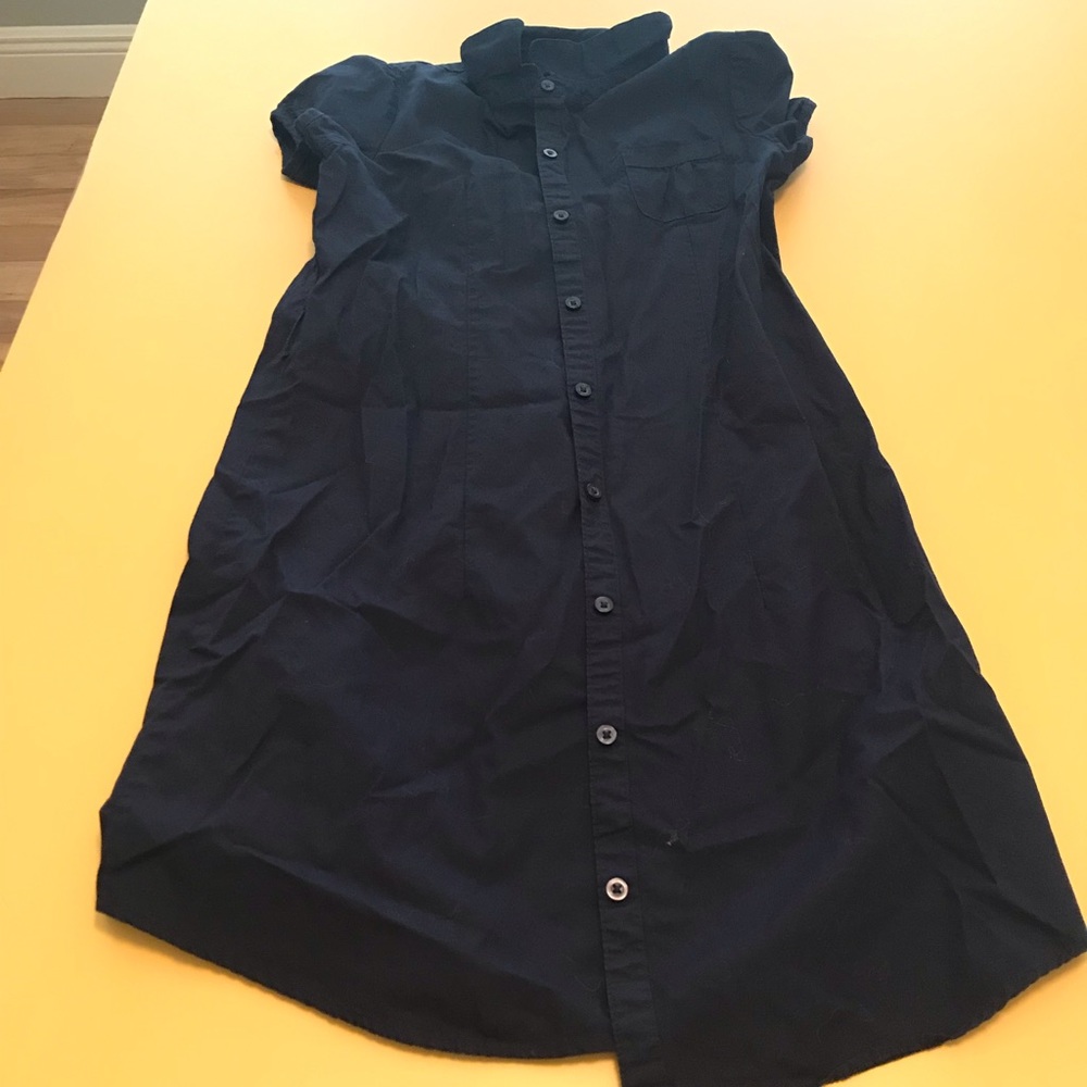 Girls Navy Uniform Dress
